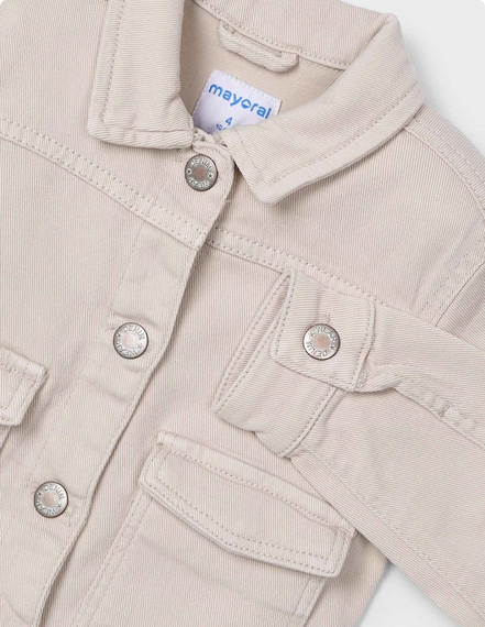 Mayoral 3407 Girl's Long Sleeve Twill Jacket – Arena
