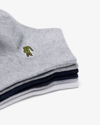 Lacoste RA2917-51 Men’s Socks 3PC/BLUE, GREY & WHITE