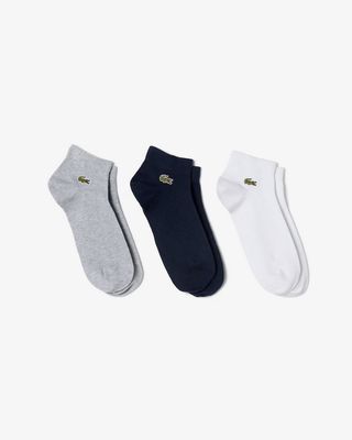 Lacoste RA2917-51 Men’s Socks 3PC/BLUE, GREY & WHITE