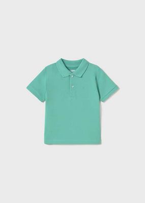 Mayoral 102 Baby Boy's Basic Short Sleeve Polo – Lago