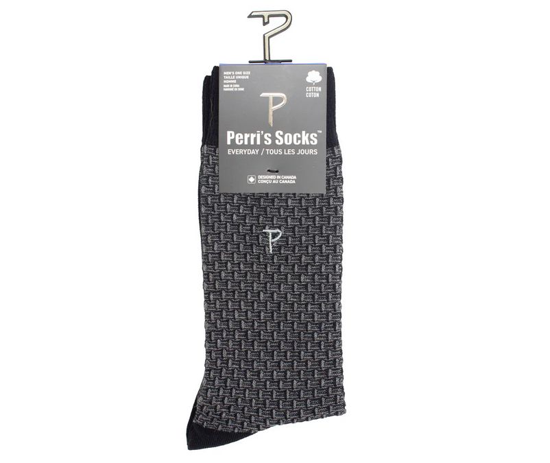 Perri's EDC101 Men's Knit Crew Socks