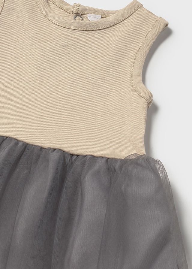 Mayoral 2808 Baby Girl's Tulle Dress & Cardigan- 2pc Set