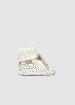 Mayoral 9970 Baby Girl’s Knit Booties – Crudo 3m
