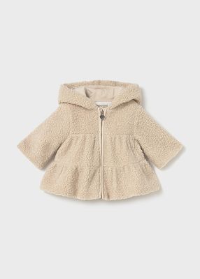 Mayoral 2413 Baby Girl's Long Sleeve Zip Sweater Dress – Cereal