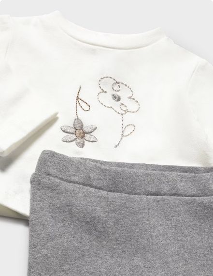 Mayoral 2733 Baby Girl's Long Sleeve T-Shirt, Cardigan & Legging Set 3PC – Arena Vig