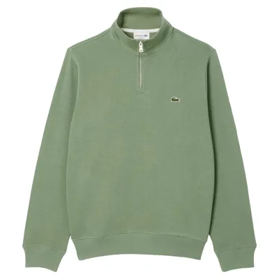 Lacoste SH1927-52 Men’s Zip-Up High-Neck Sweatshirt/