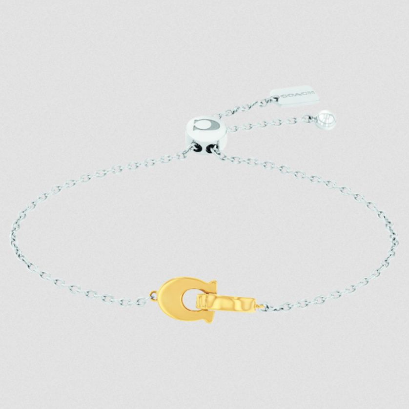 Coach 14000128 Women's Sammy Two-Tone Watch & Link Bracelet Gift Set