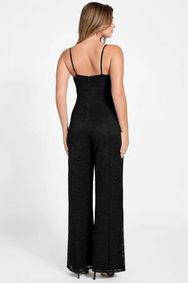 Guess W5BD1AKB7V2 Women's Chloe Lace Jumpsuit/