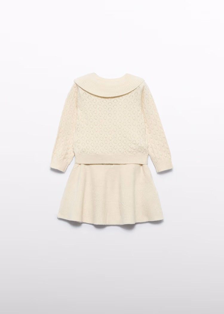 Abel & Lula 5514 Baby Girl's Long Sleeve Knit Top & Skirt Set
