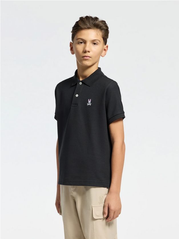 Psycho Bunny B0K001CRPC Boy’s Classic Short Sleeve Polo