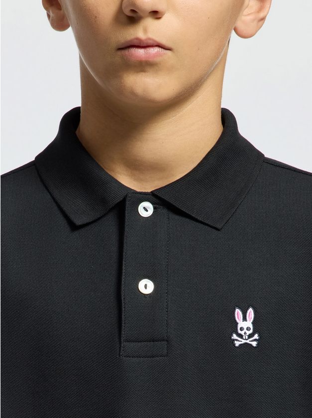 Psycho Bunny B0K001CRPC Boy’s Classic Short Sleeve Polo