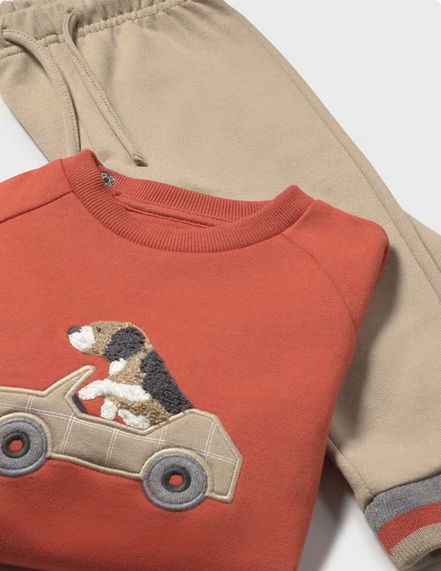 Mayoral 2841 Baby Boy's Sweater & Joggers-3pc Tracksuit Set