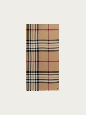 FRAAS 631114 Women’s OS Lightweight Plaid Wrap Scarf/