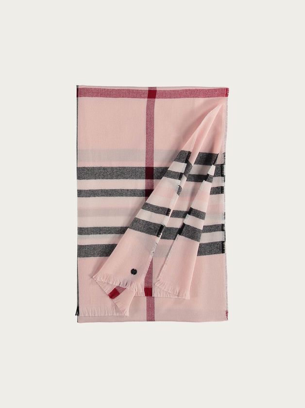 FRAAS 631114 Women’s OS Lightweight Plaid Wrap Scarf