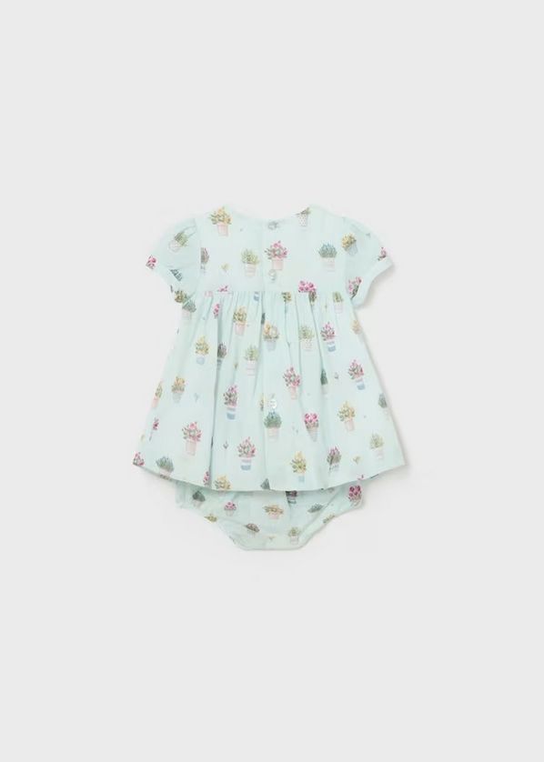 Mayoral 1801 Baby Girl's SLV Stripe Linen Dress