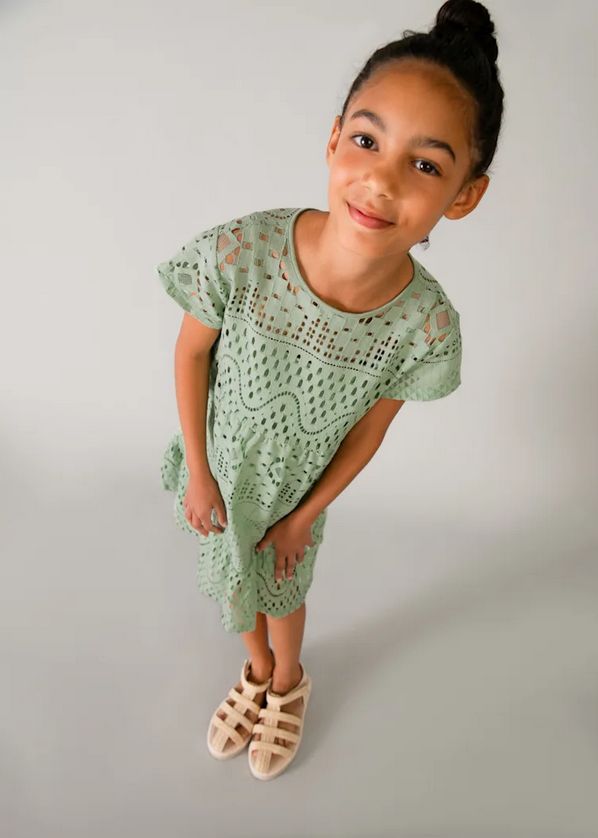 Mayoral 6904 Girl's Double Layer Lace Dress