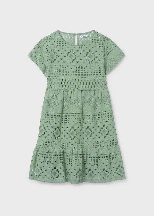Mayoral 6904 Girl's Double Layer Lace Dress