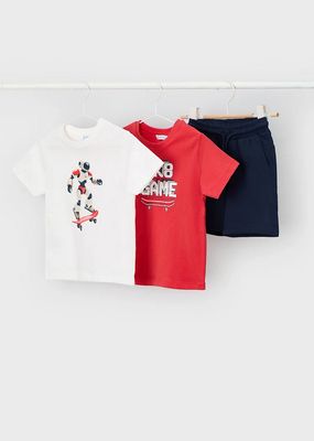 Mayoral 3604 Boy's T-Shirt Set & Shorts/ 