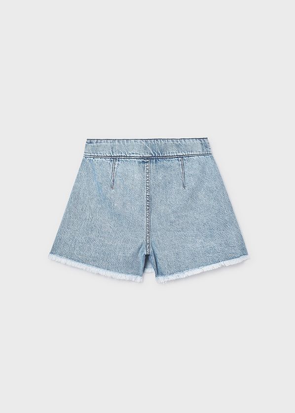 Mayoral 6903 Girl's Denim Skorts