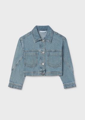 Mayoral 6406 Girl's Jean Jacket/