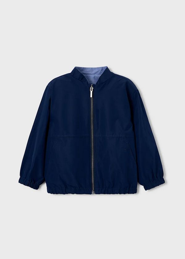 Mayoral 3444 Boy's Reversible Linen Windbreaker