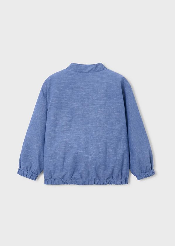 Mayoral 3444 Boy's Reversible Linen Windbreaker