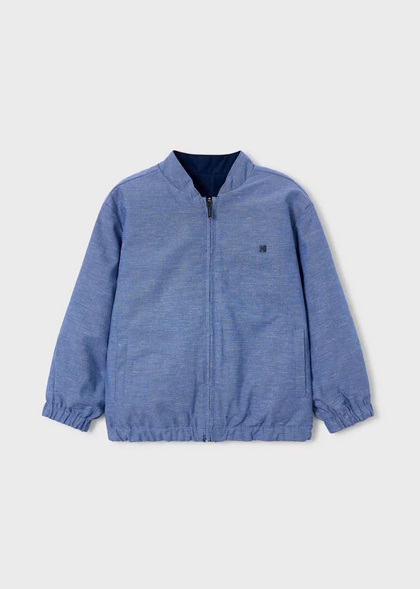 Mayoral 3444 Boy's Reversible Linen Windbreaker