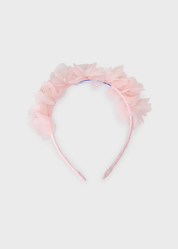 Mayoral 10198 Girl's Mesh Flower Headband