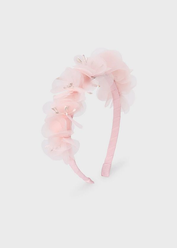 Mayoral 10198 Girl's Mesh Flower Headband