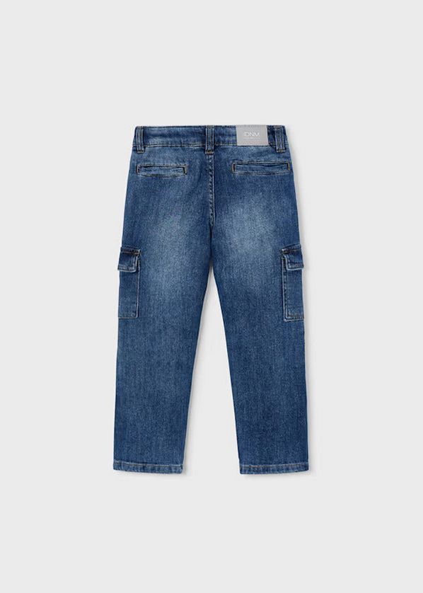Mayoral 3578 Boy's Youth Denim Cargo Pants – Medio