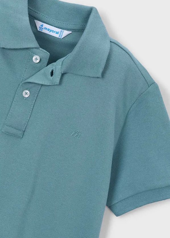 Mayoral 150 Boy's Junior Short Sleeve Solid Polo