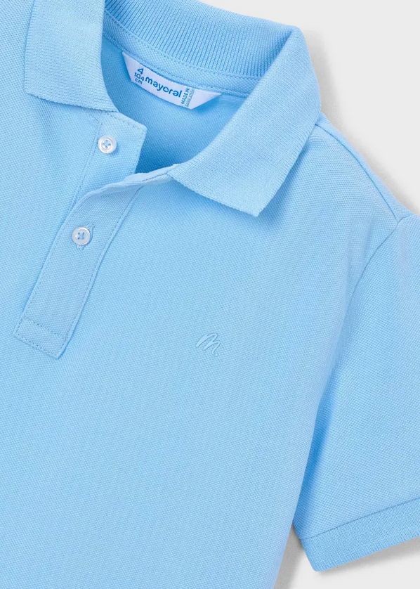 Mayoral 150 Boy's Junior Short Sleeve Solid Polo