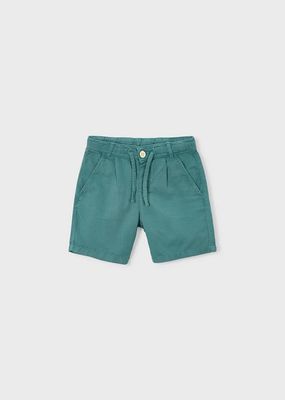 Mayoral 3202 Boy's Youth Linen Bermuda Shorts/