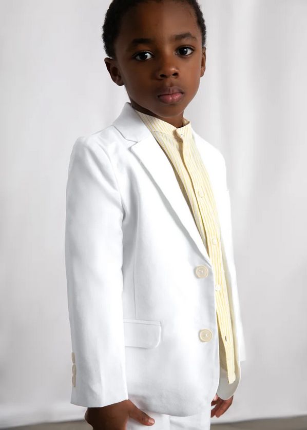 Mayoral 3437 Boy's Junior Linen Blazer