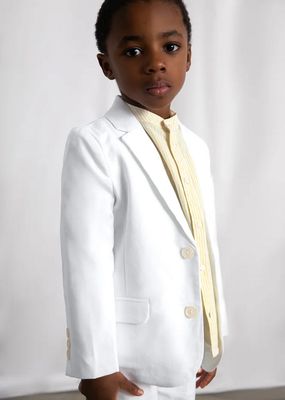 Mayoral 3437 Boy's Junior Linen Blazer/