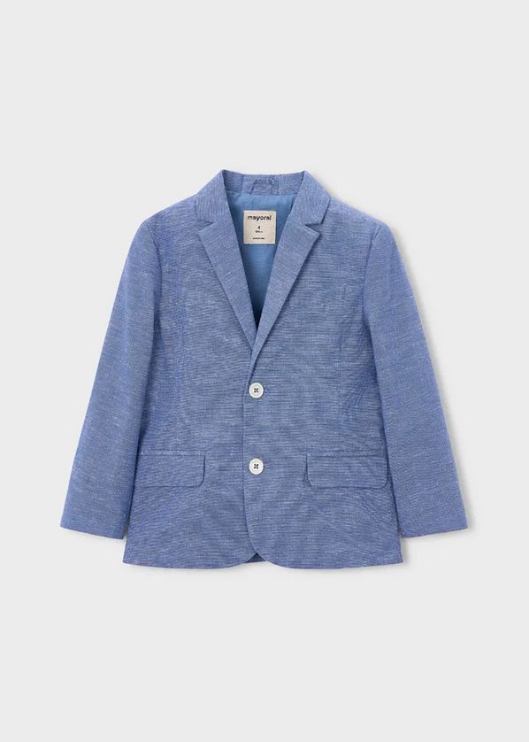 Mayoral 3437 Boy's Junior Linen Blazer
