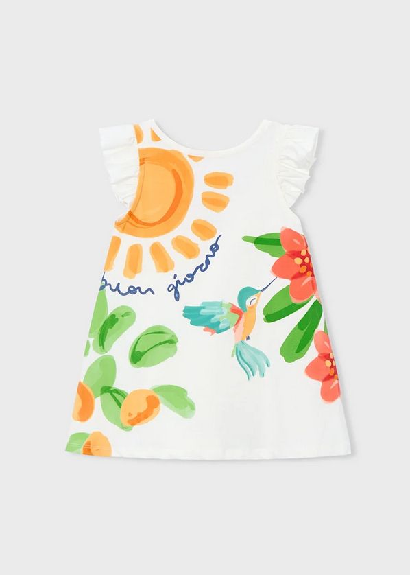 Mayoral 3934 Girl's Junior SL "buon giorno" Dress – Crudo