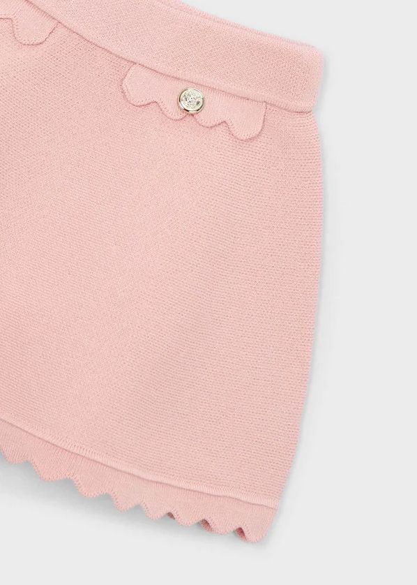 Mayoral 3902 Girl's Junior Scallop Trim Knit Skirt