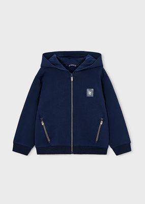 Mayoral 3442 Boy's Junior "Friends Club" Hooded Sweatshirt/