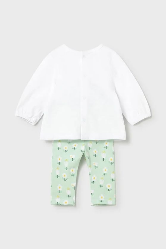 Mayoral 1741 Baby Girl's Long Sleeve Top & Legging Set