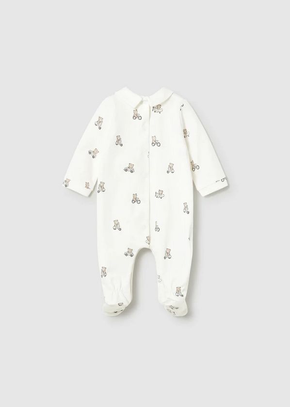 Mayoral 1716 Baby's Long Sleeve Bear Onesie