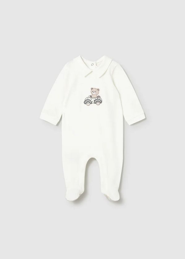 Mayoral 1716 Baby's Long Sleeve Bear Onesie