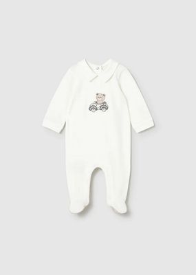 Mayoral 1716  Baby's LS Bear Onesie/