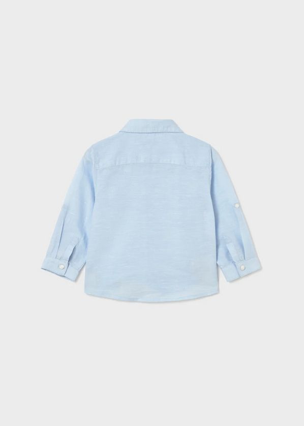 Mayoral 1118 Boy's Junior Linen Shirt/