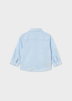 Mayoral 1118 Boy's Junior Linen Shirt/