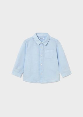 Mayoral 1118 Boy's Junior Linen Shirt/