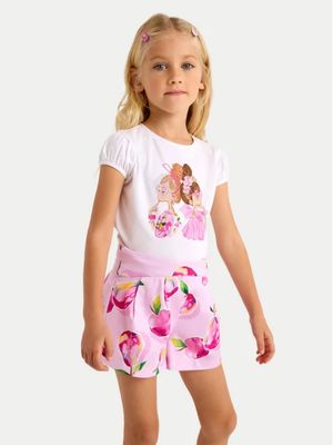 Mayoral 3003 Girl's Junior SS Puff Sleeve &amp; Openwork Knit Top/ 