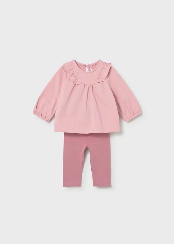 Mayoral 1741 Baby Girl's Long Sleeve T-Shirt & Legging Set 2PC