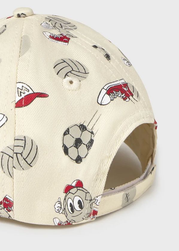 Mayoral 10149 Baby Boy's Sport Print Cap – Crema
