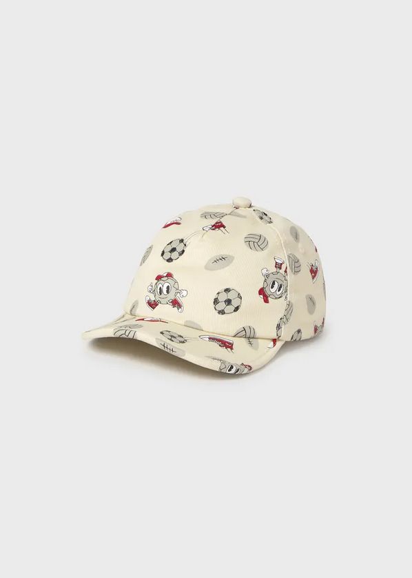 Mayoral 10149 Baby Boy's Sport Print Cap – Crema